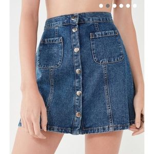 BDG denim skirt